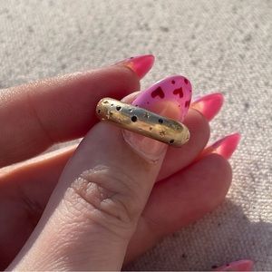 High Dome Celestial Band (6mm - 14k solid gold) — Pieces of Starr
